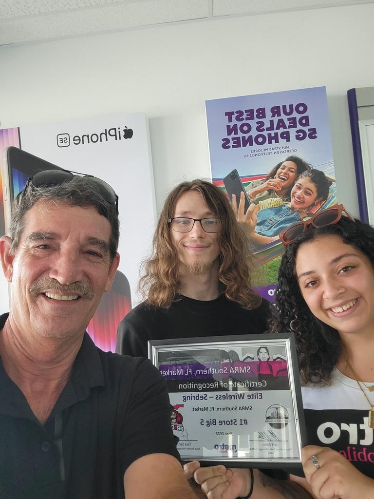 Celebrating with our Metro Sebring team for being #1 in the Big 5 in June in Southern Florida! Go Gators!