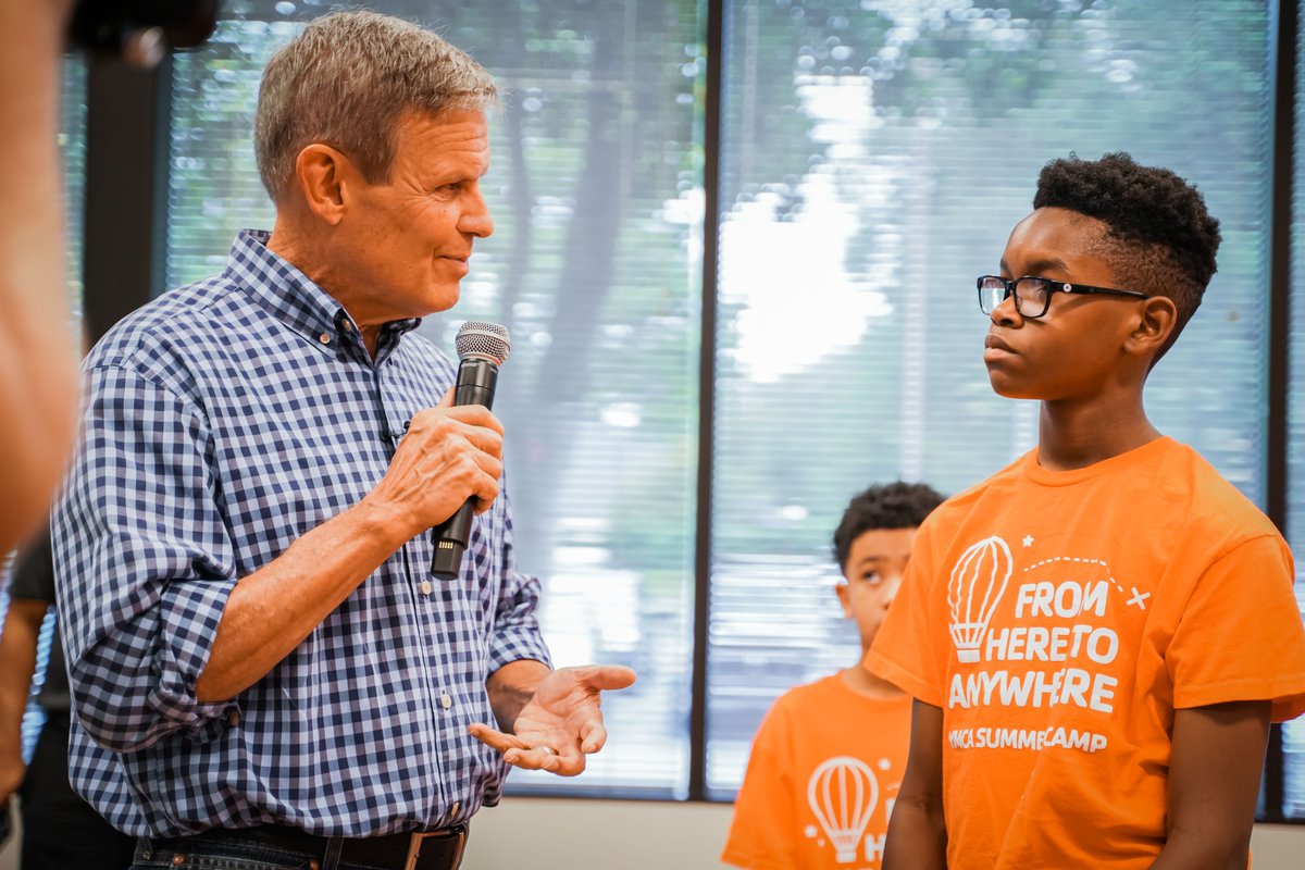 GovBillLee's tweet photo. We’ve made strong investments in education so that every TN child can succeed in &amp; beyond the classroom. Thank you, @YMCAMemphis, for your partnership to ensure Memphis kids &amp; families have opportunities to thrive. https://t.co/C0HruVTOti