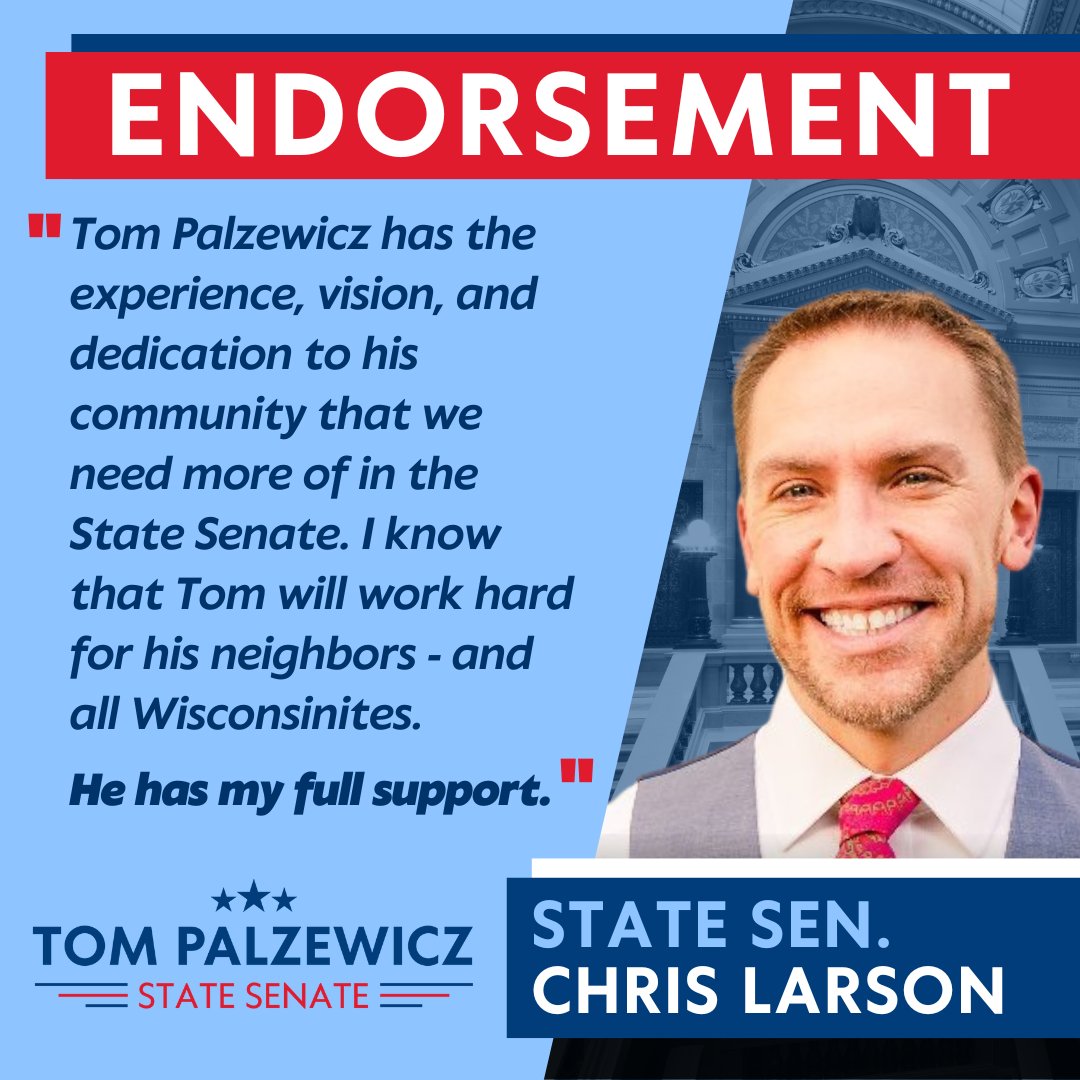 Tom Palzewicz for State Senate tweet media