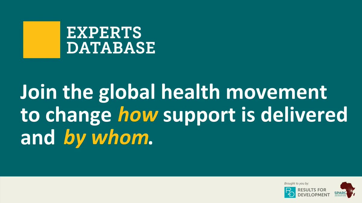 results4dev's tweet photo. The #ExpertsDatabase is a global repository of #LMIC experts in #healthsystems strengthening. 

Take a look. https://t.co/ebjJlTD4HI https://t.co/q3w3qYX8o2