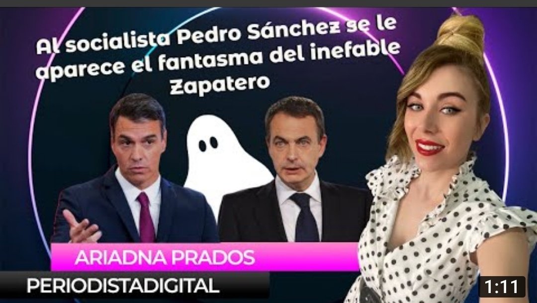euricocampano's tweet photo. A Sánchez se le aparece el fantasma de Zapatero! 🤣

Genial @ari_prados en @periodistadigit No dejéis de verlo!

https://t.co/KZTHyRzr2G https://t.co/ncjxmBp7Uj