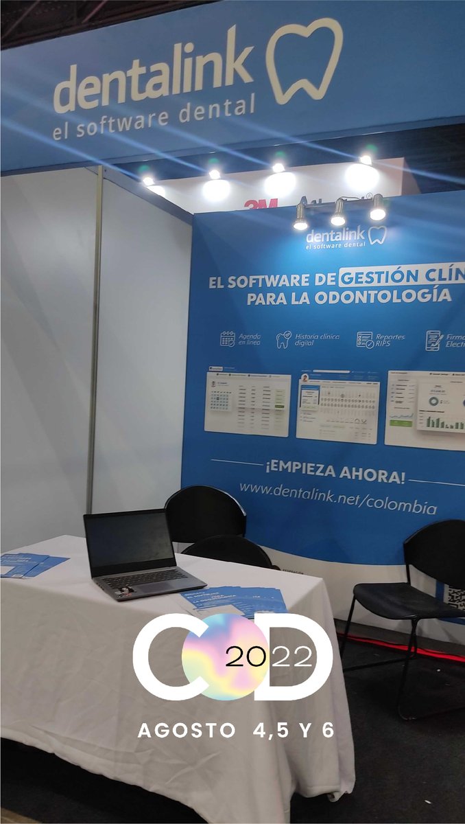 dentalink's tweet image. Encuentra nuestro stand en la muestra comercial del Congreso de Odontología #COD22.

4, 5 y 6 de agosto en Barranquilla - Colombia de 07:00am a 06:20pm.

¡Te esperamos! 💪