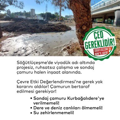 Kadıköy’ün son yeşil alanı Ulaştırma Alt Yapı Bakanlığı izni ile ,TCDD ve AKFEN İnşaat tarafından talan ediliyor.#SöğütlüçeşmedeKatliamVar