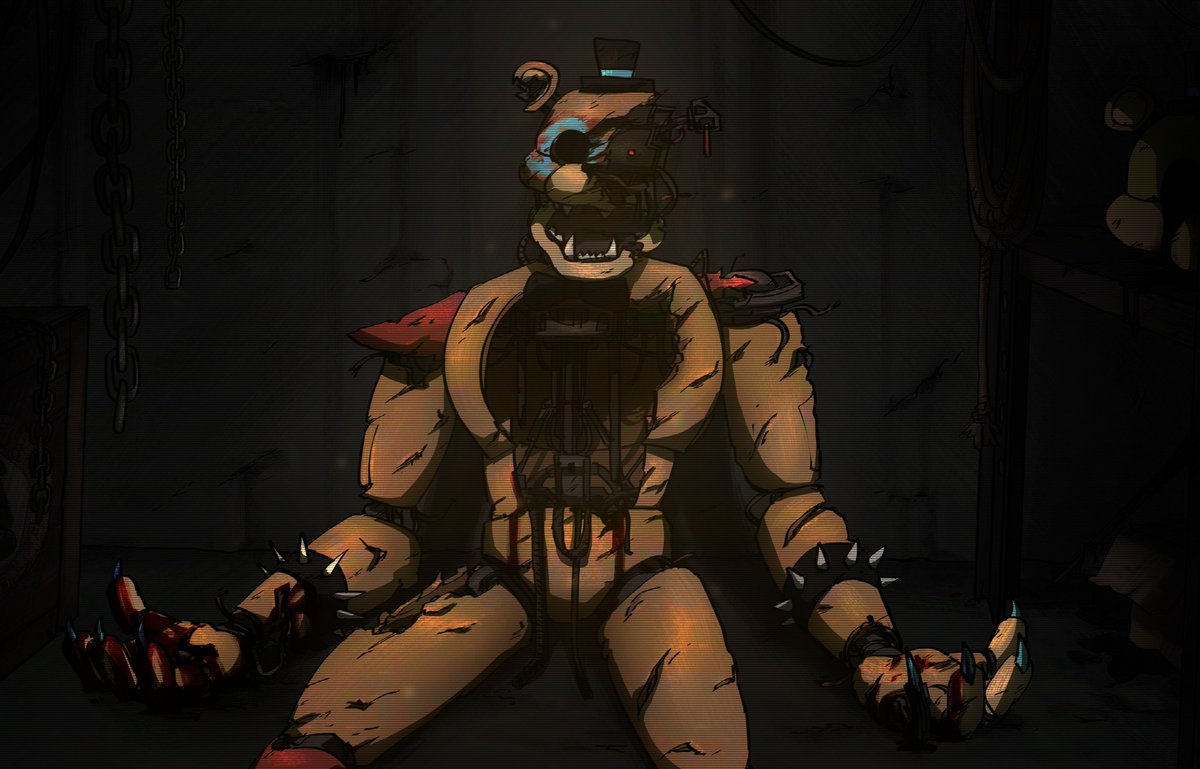 he can just walk it off it's fine i'm sure
#fnaf #fnafsecuritybreach #glamrockfreddy