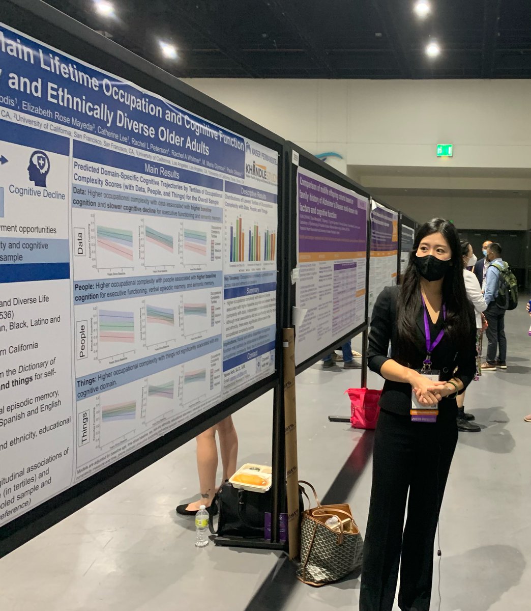 Very proud of <a href="/YeneeSoh/">Yenee Soh</a> and her #AAIC2022 presentations describing how historical differences in education quality and occupational complexity opportunities impact #latelifecognition and #dementia