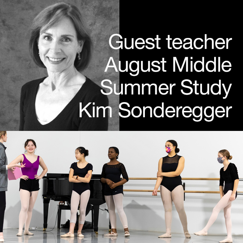 Join us for Summer Study Middle Level August weeks with guest teaching artist Kim Sonderegger and SPB teaching artist Helen Hatch, just back from North Carolina School for the Arts.

For more information and registration visit: spballet.org/2022-summer-st…