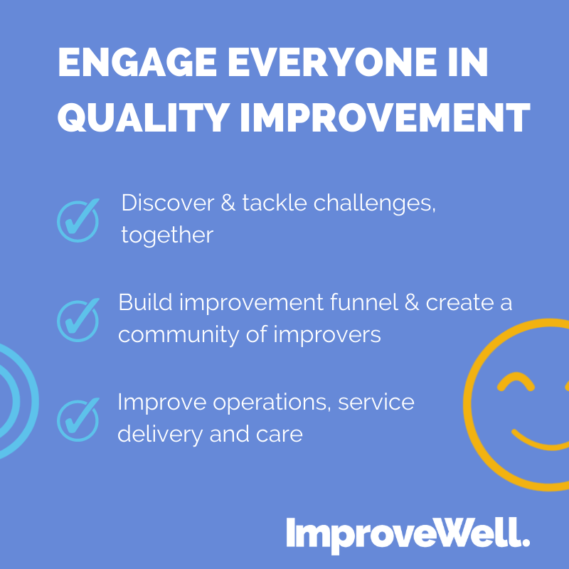 ImproveWellUK's tweet photo. Give everyone a voice with the award-winning, real-time feedback solution for improvement in healthcare. Used by thousands of healthcare professionals in the NHS and beyond.