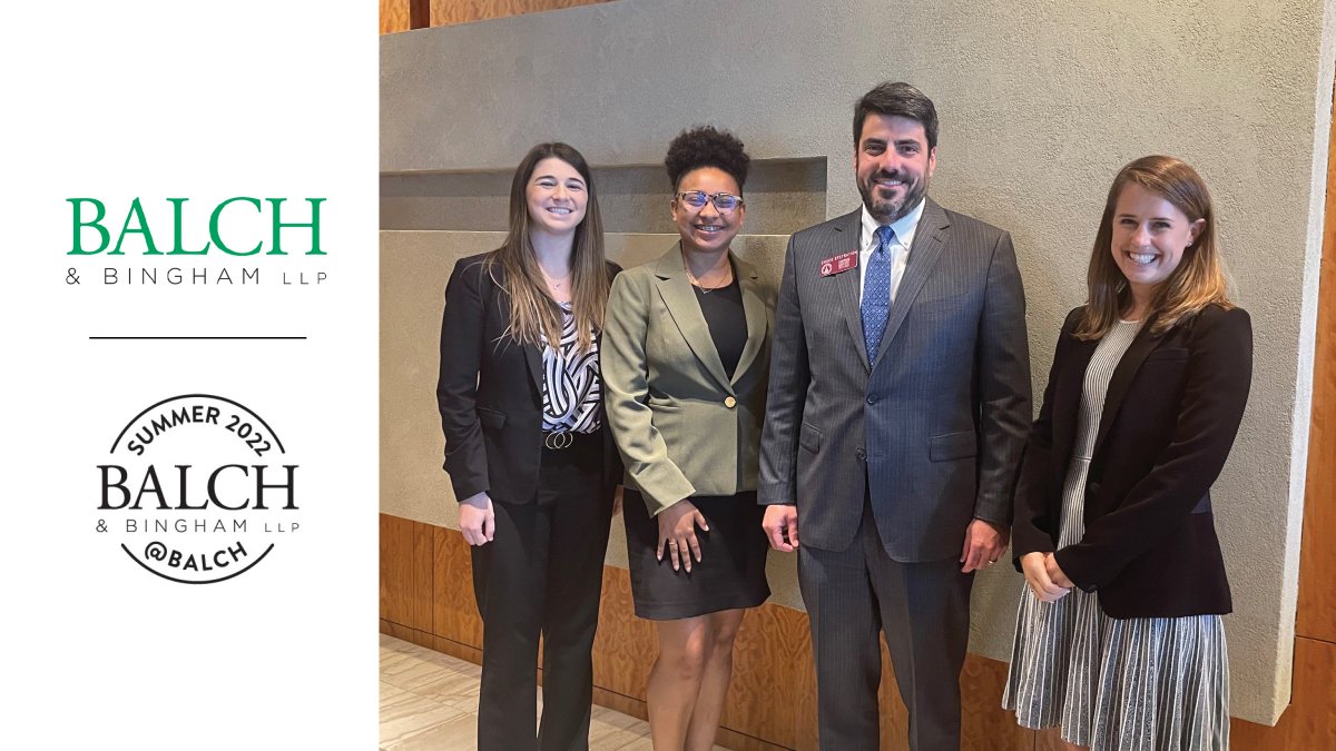 BalchBingham's tweet photo. Summer Associates in Atlanta were honored to eat lunch with Rep. @ChuckEfstration, a member of the GA House of Representatives and Chair of the House Judicial Committee. Thank you, Rep. Efstration for sharing your time and knowledge with these aspiring attorneys! #SummerAtBalch https://t.co/X7UYQYuiRs