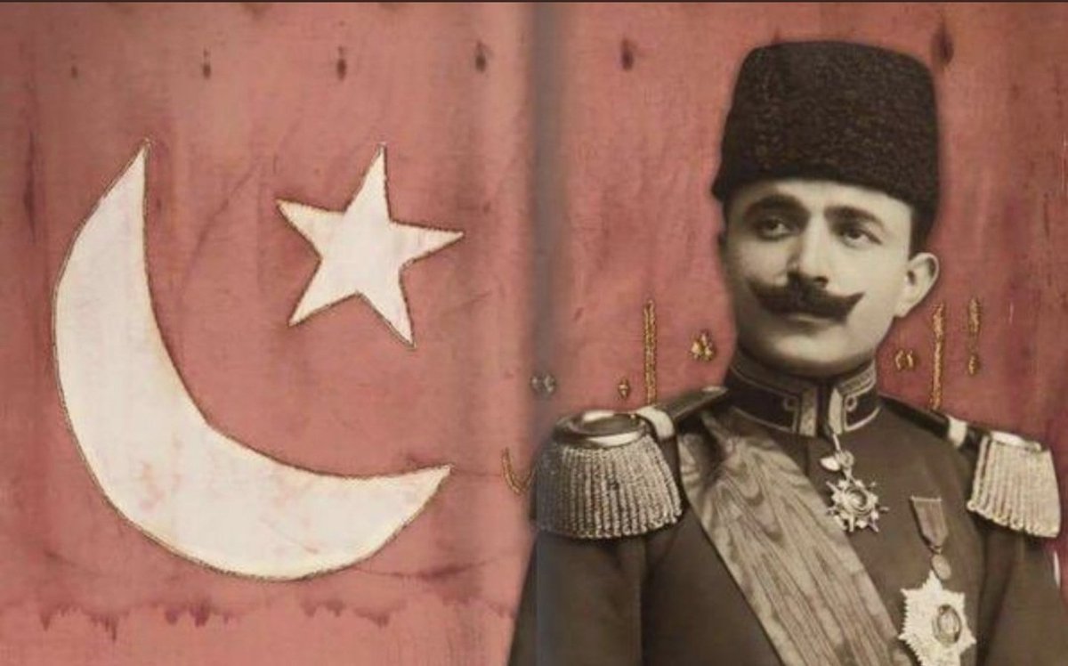 mathaykut's tweet photo. Onuruyla, teslim olmadan ve bir Türk'e yakışır şekilde şehit oldu.

Ruhun şad olsun Enver Paşa'm. https://t.co/qiMJb483ej
