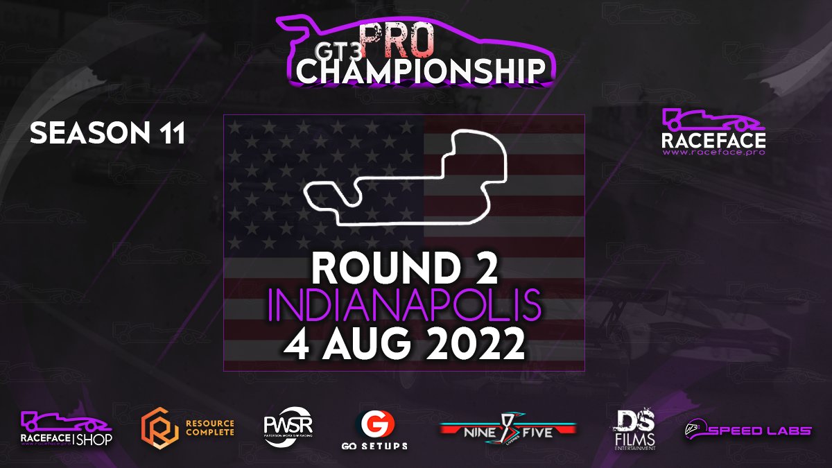 GT3 Championship
Round 2
Indianapolis

🔴youtu.be/WnyW4XoLy_0

Join Douw Gerber, Steven Kernick and Janneman Pruis again tonight for Round 2 of our GT3 Championship!