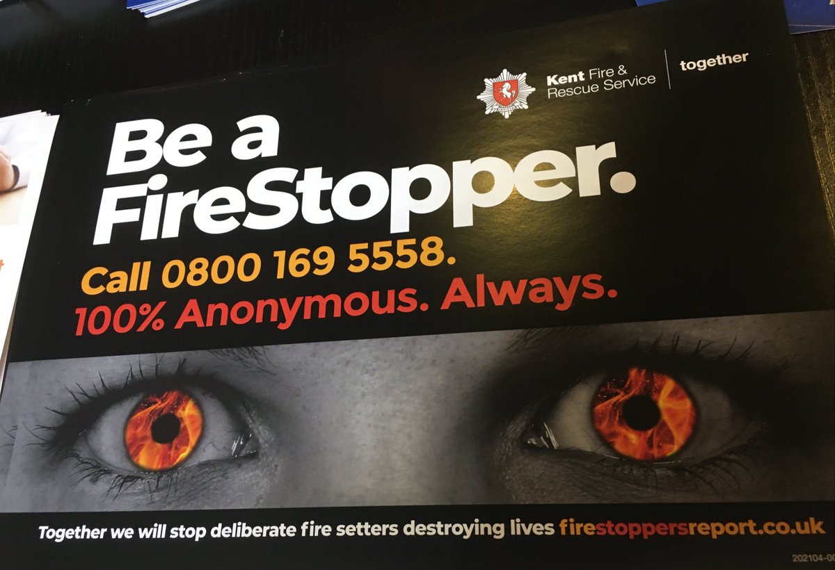 vincemaple's tweet photo. Great to chat to @kentfirerescue and @KentPoliceMed in the @pentagoncentre today highlighting the #Firestopper campaign.

If you have information about deliberate fires being started please contact 08001695558 - you can remain anonymous and could save lives. 

#ProudToBeMedway https://t.co/W9oqiNzjsb