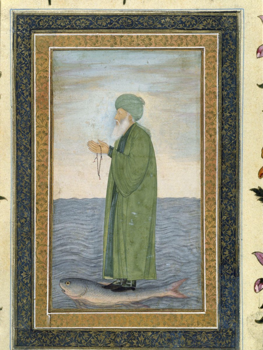 dyingminiatures's tweet photo. al-Khidhr الخضر | Khwaja Khizr | the Green One https://t.co/XXgUFNXAPJ