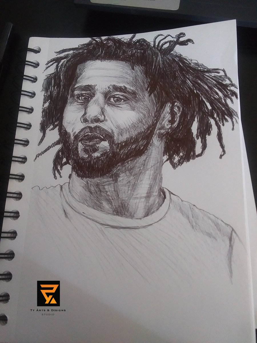 Tyartsanddesign's tweet image. Just like the sun, you know i'll find my way back round! 🌞
#jcole #jcoledrawing #PortraitChallenge #art
