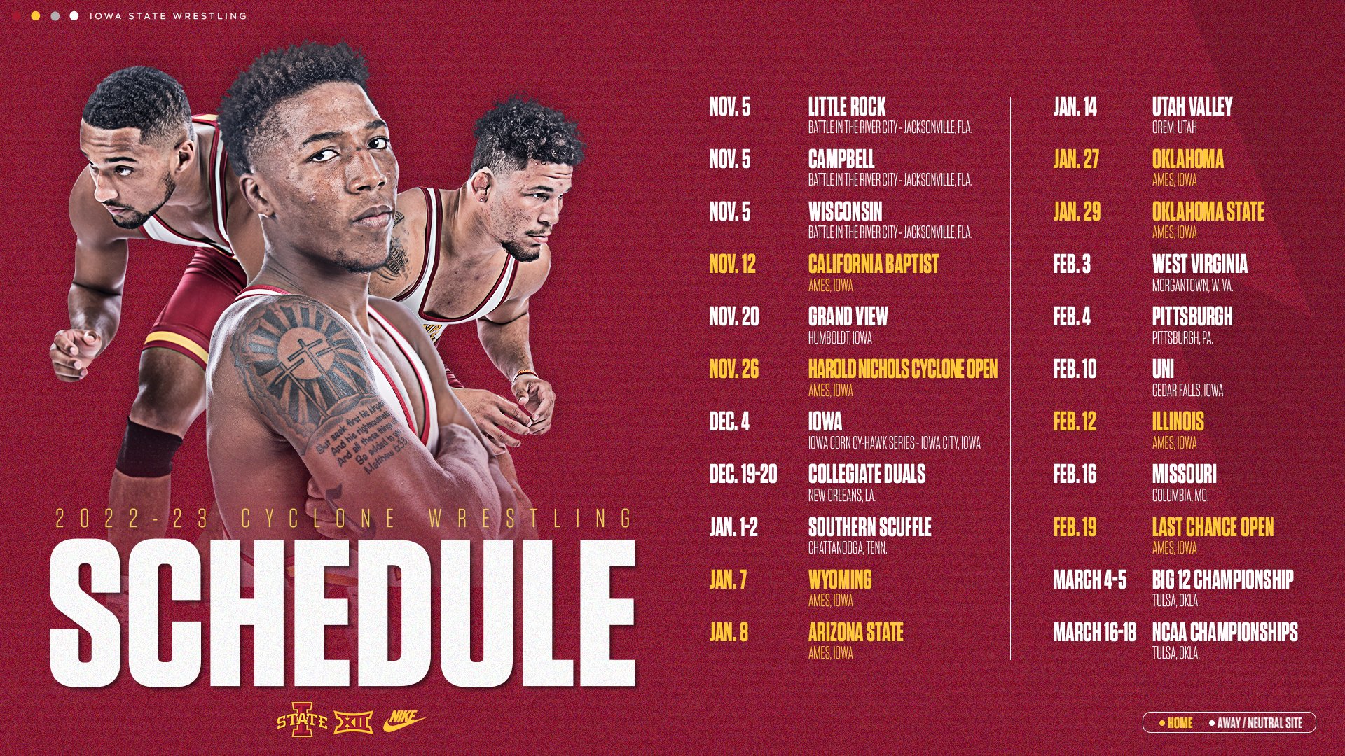 Iowa State Wrestling (CycloneWR) / Twitter