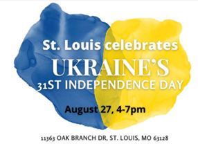 VOC_STL's tweet photo. Celebration of Ukraine's Independence Day - Saturday August 27th at 4pm in St. Louis.  https://t.co/1eXknbPpOp https://t.co/aPY2XOgyLn