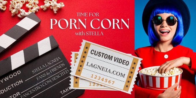 PORN CORN with STELLA Time for porn corn with custom cam shows and new theme every time, the way YOU