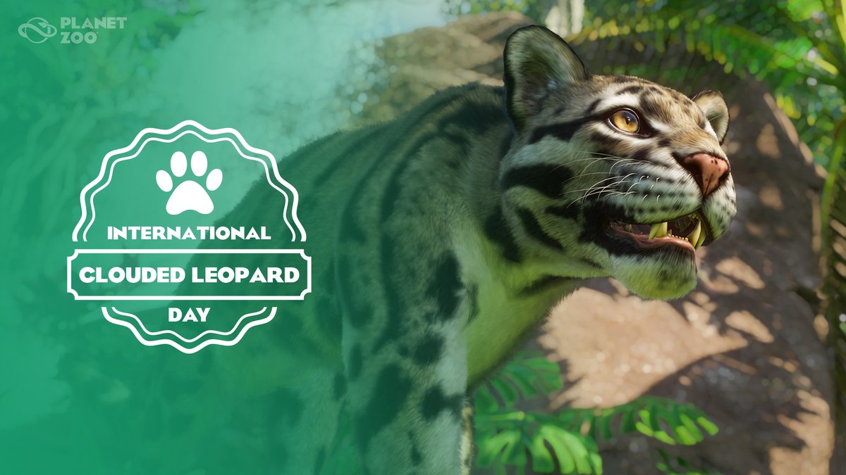 PlanetZooGame's tweet photo. It's International Clouded Leopard Day! ☁️

This day is all about raising awareness to try and increase their profile worldwide, for both those in captivity and in the wild.

Help us celebrate by sharing your fav fact about them below! ⬇️ https://t.co/ggzCYKMmAl