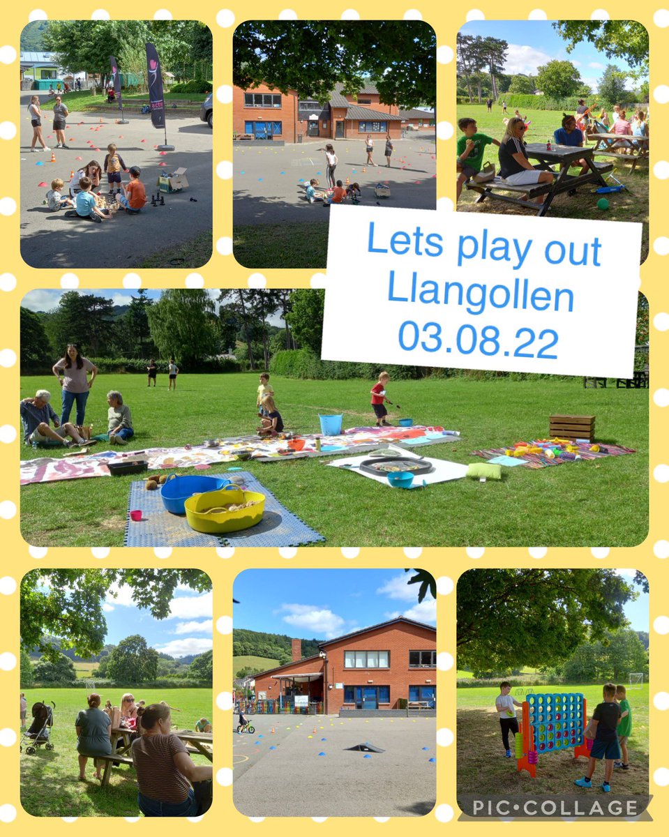 SdcpEngagement's tweet photo. #letsplayout sessions this week in Corwrn &amp; Llangollen ☺️🎨⚽️🥅 great partnership work @DLLActive @DLLCelfArts @ranger_play @DenbighshireHou @TNLComFundWales @office_sdcp and 115 children provided with healthy snack packs 🍏🥪 &amp; adults time to socialise too🥰 #yourplaceorours https://t.co/DnnWHnB9pw