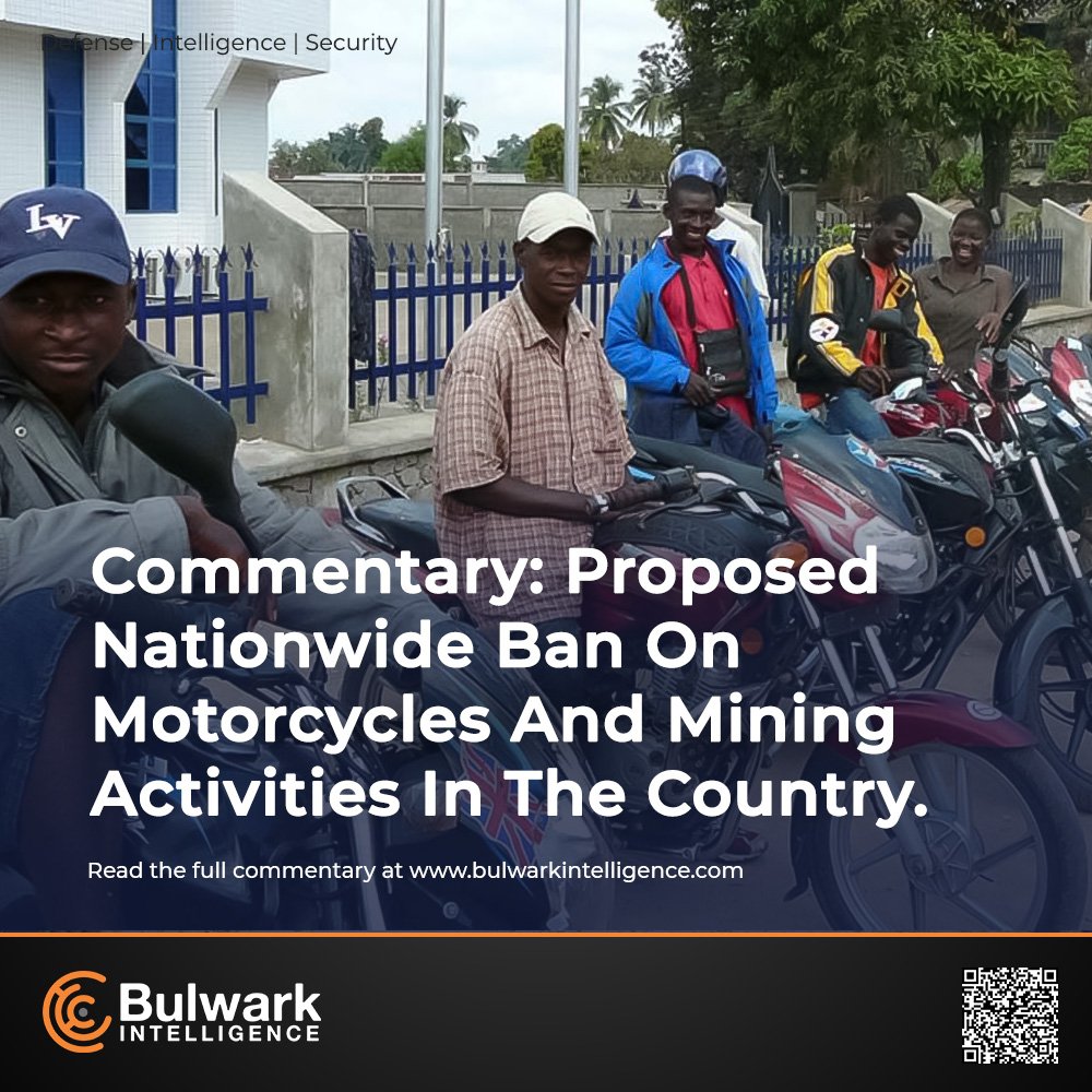 Bulwark_Intel's tweet photo. Aside from the sentiment fuelled by the potential impact of a #motorcycle ban, the actuality of risks posed by unregulated motorcycle operations appears to be at an alarming level..read more
https://t.co/BSP2ClpIVv
#nigeria #insecurity #mining
#terrorism #motorcycleban #bandits https://t.co/VAq5SU7td4