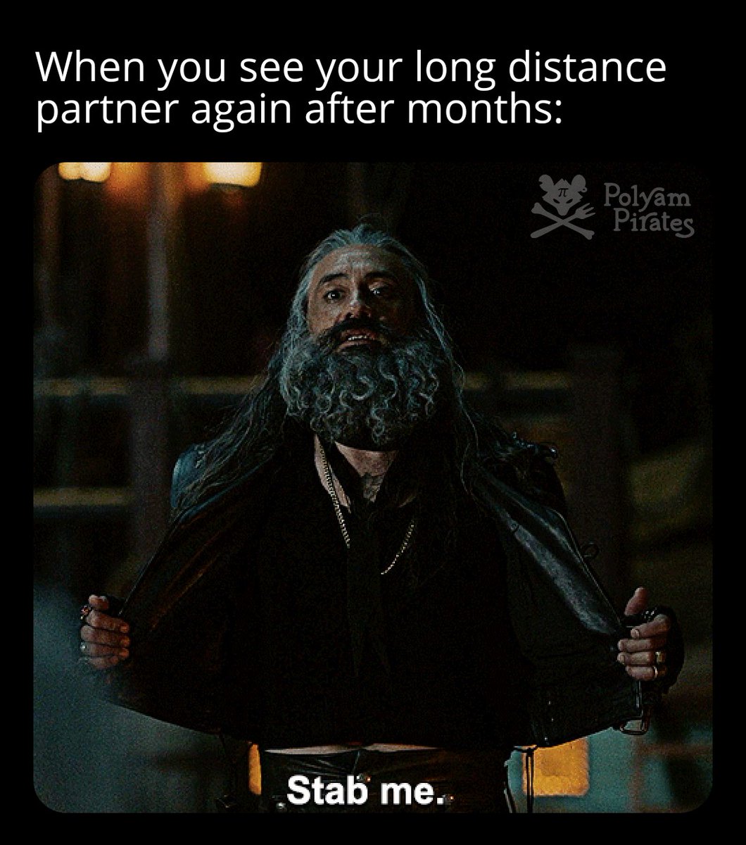 I'm like this even with my afab partners.

#ethicalnonmonogamy #polyamemery #polyamory #memes #relationshipadvice #polyampirates #polyamorymemes #polyamorousmemes #ourflagmeansdeath #ifyouarebraveenough