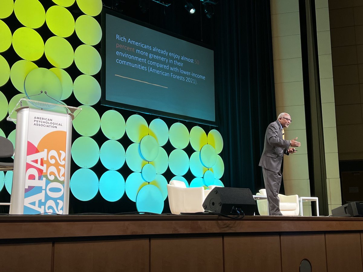 Climate change will hit the poorest people and people of color hardest. 

<a href="/DrBobBullard/">Robert D. Bullard</a> speaking about climate change at 

But does diagnosing people’s understandable response distract people from making links and taking actions?

#APA2022