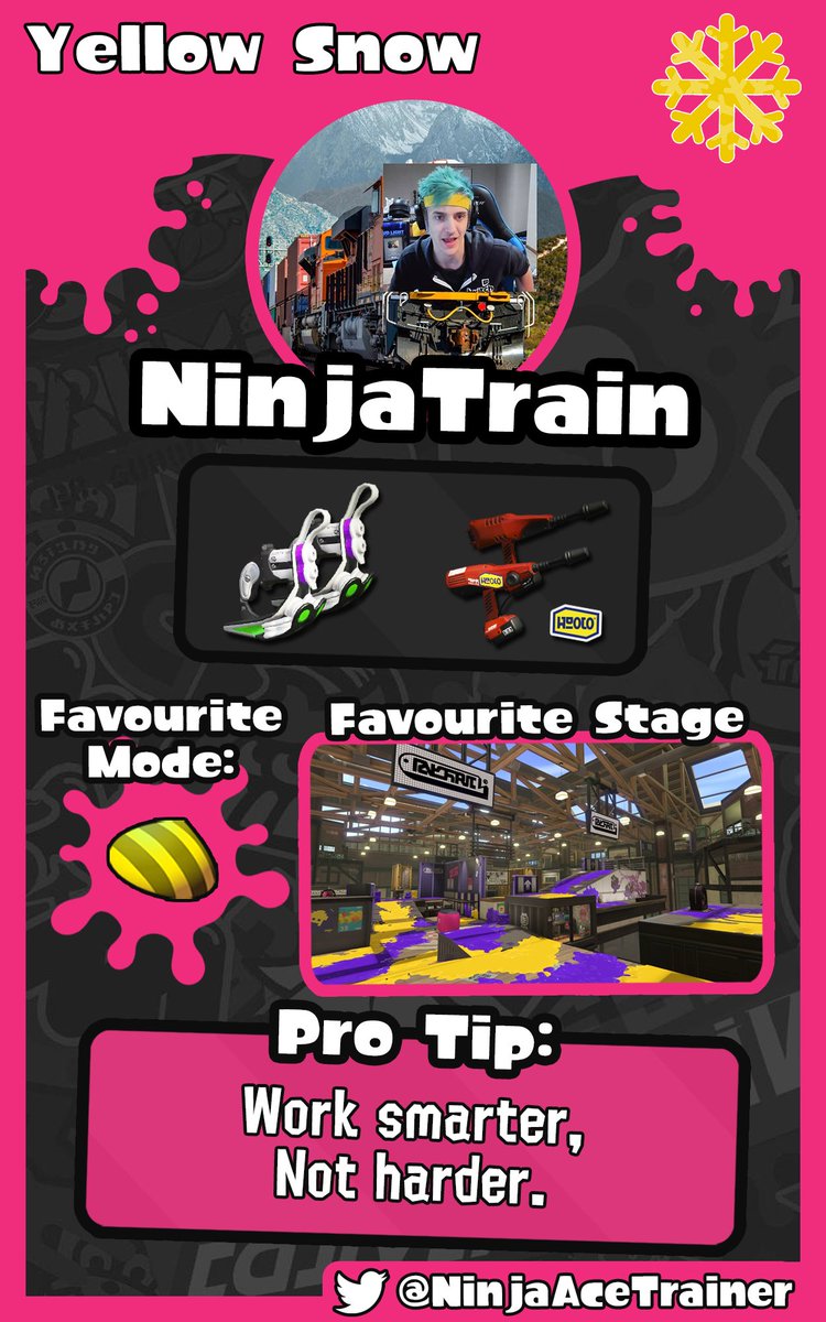 SplatUK_'s tweet photo. A snow day! Uhh maybe not? βοΈ
Yellow Snow will be playing in the Grand Finals! The winners of the 2nd Splat Reunion Online Qualifier.
The oldest team (by highest average age) in the finals.
Will this team win or end up eating yellow snow? π΅βπ«
#Splatoon #SplatReunion https://t.co/A4j203Cped