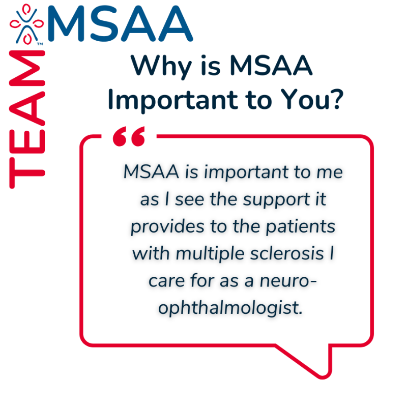 MSassociation's tweet photo. Team MSAA is going to the Walt Disney Worldยฎ Marathon Weekend 2023! Meet one of our Team MSAA participants - Dr. Cohen! Way to #RunforMS! #MS
