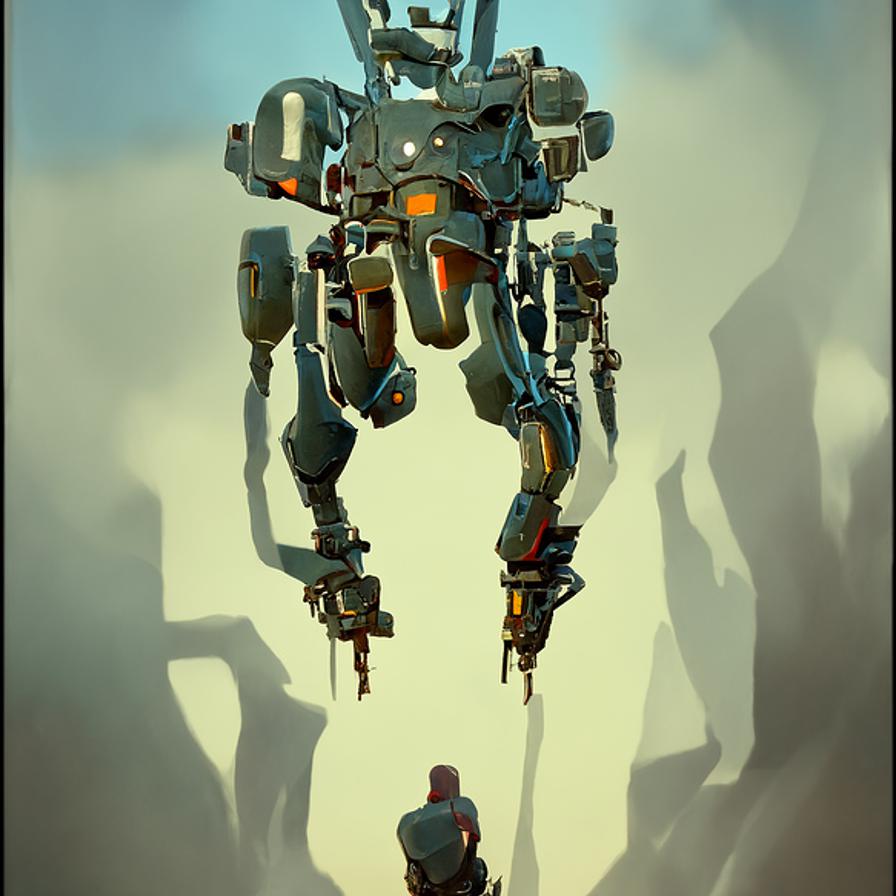 djhart1985's tweet photo. A batch of Mechs (3/3):

Drachen, gigantic mechanical vehicles, dominate the battlefields across the stars.

See more at: https://t.co/vMTP1xTsXJ

𝗪𝗮𝗻𝗱𝗲𝗿𝗶𝗻𝗴 𝗦𝘁𝗮𝗿𝘀

@nightcafestudio

#aiart #aiartcommunity https://t.co/CPNV3hpdq6
