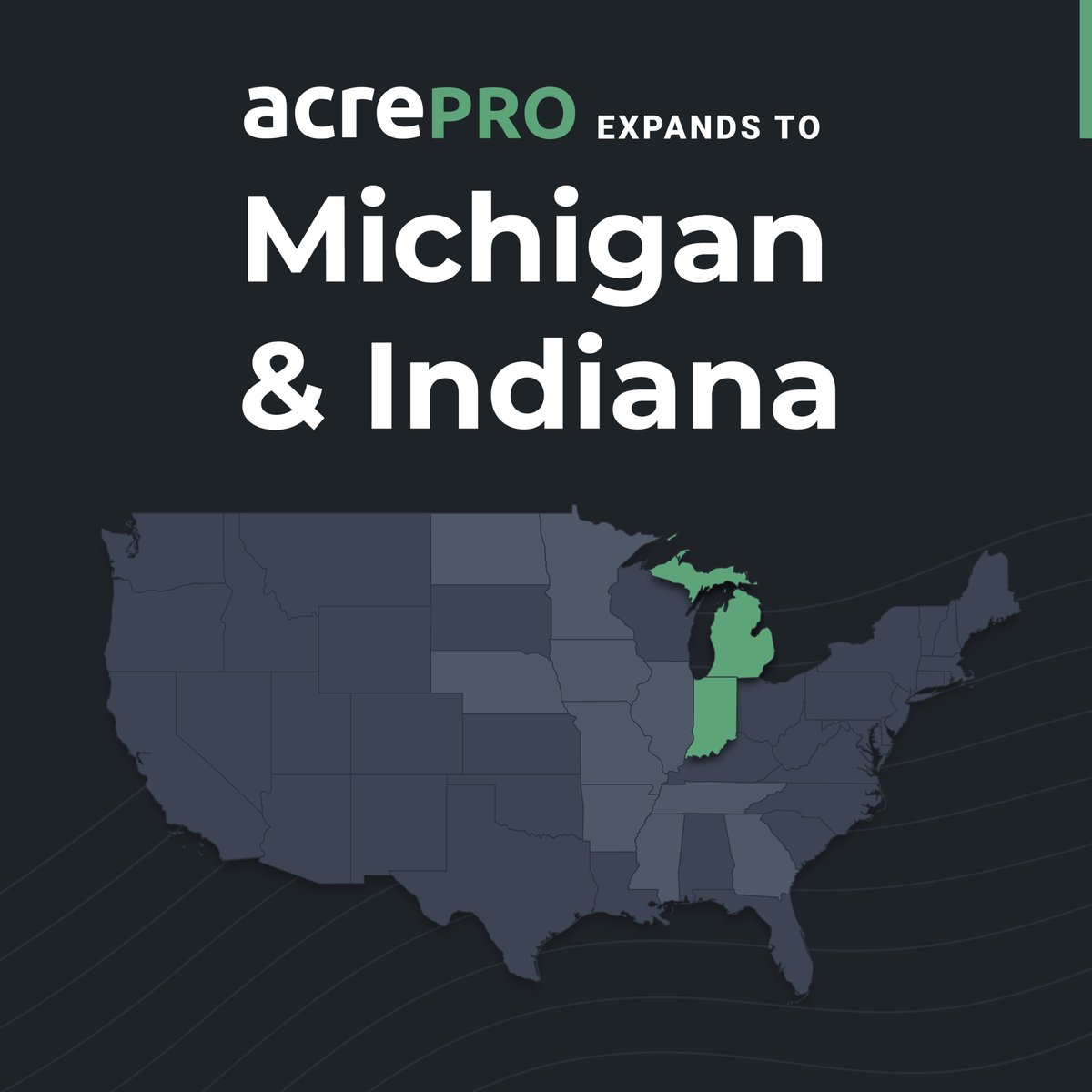 Our team is growing! We're now licensed in Michigan and Indiana. Get more details about our expansion from our friends at <a href="/Notified/">Notified</a> here: bit.ly/3QhRBpd 

#landforsale #landsales #farmland #propertyforsale #huntingland #recreationalland #michiganland #indianaland
