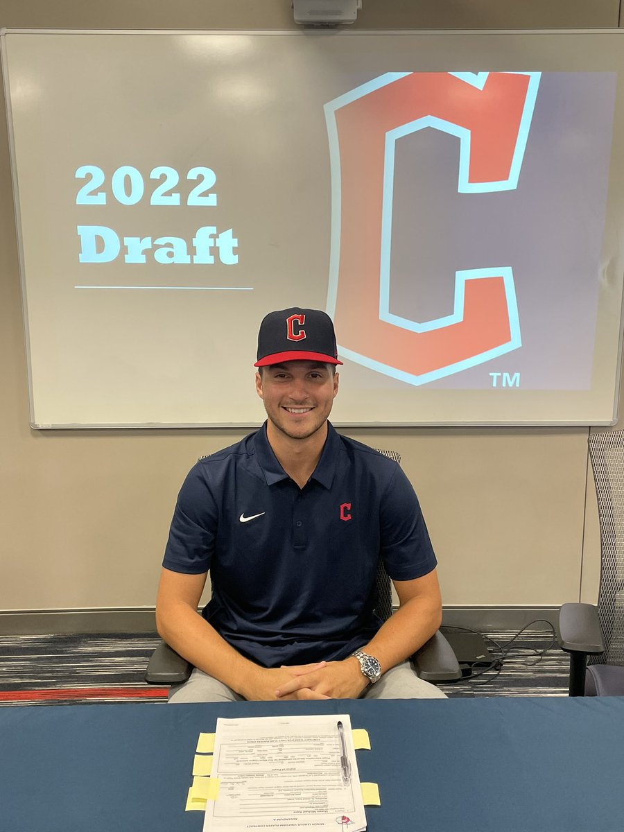 He’s signed! Congrats to Shawn Rapp, class of 2019, on signing a <a href="/MLB/">MLB</a> professional contract with the Cleveland Guardians! We are so proud of you and can’t wait to see you continue to excel on the field! <a href="/DelbartonSports/">Delbarton Athletics</a> <a href="/CleGuardians/">Cleveland Guardians</a> #delbartonbaseball
