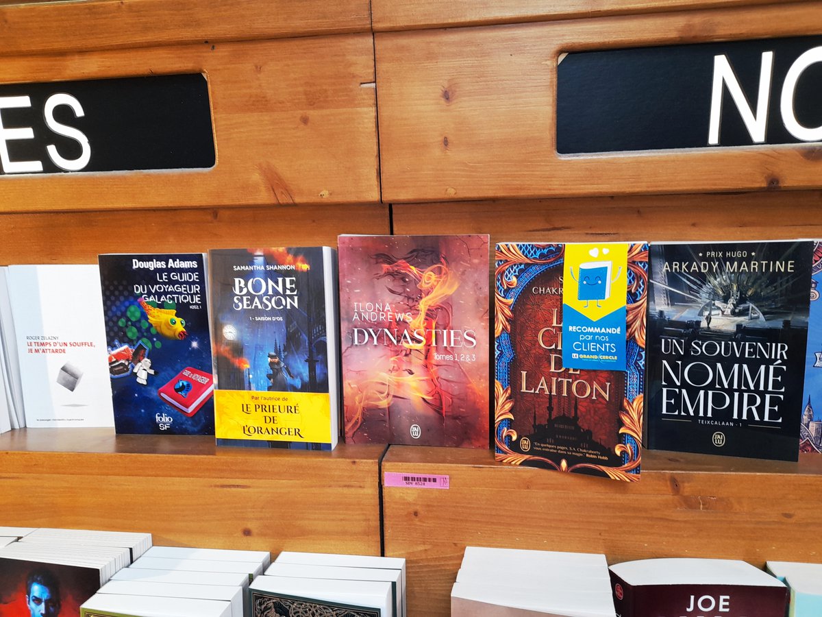 FantasyCarte's tweet photo. Il y a de très sympathiques romans au rayon Imaginaire du @legrandcercle95.

https://t.co/vdzMcMvQBg
https://t.co/XGObZW6JJ1
https://t.co/B1MoHDa2bq
https://t.co/tCT7ciVlU4
https://t.co/LrAmqc9z6w

#fantasybooks #sfff #imaginaire #mythology #dystopie https://t.co/1Tw7A09Zew