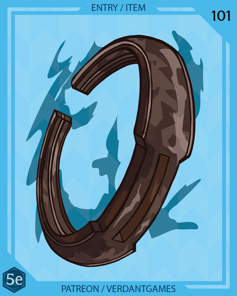 verdantgames5e's tweet photo. Ring of Resistance
This ring summons a shield and lets you deal retributive damage
Art by @ossocavo
#foregonecompendium #dnd #dnd5e #dndhomebrew #homebrew #dnditems #5emagicitems #ttrpg #ttrpgfamily #d20 https://t.co/ZAYP4UpaoA