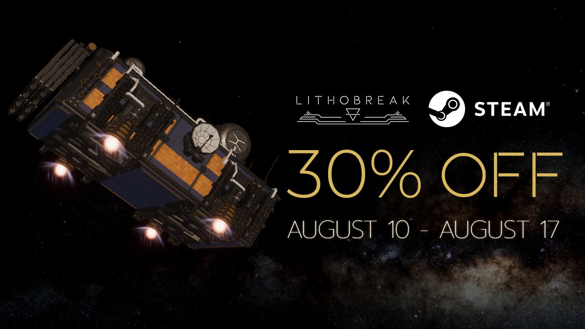 LithoBreakGame's tweet photo. Episode 1 of #LithoBreak is finally here! Don't miss your chance to grab it at 30% off on #Steam.

The sale ends on August 17!

https://t.co/kTZ3ZbALBn

#IndieGame #IndieDev https://t.co/QNwxQL1ezL