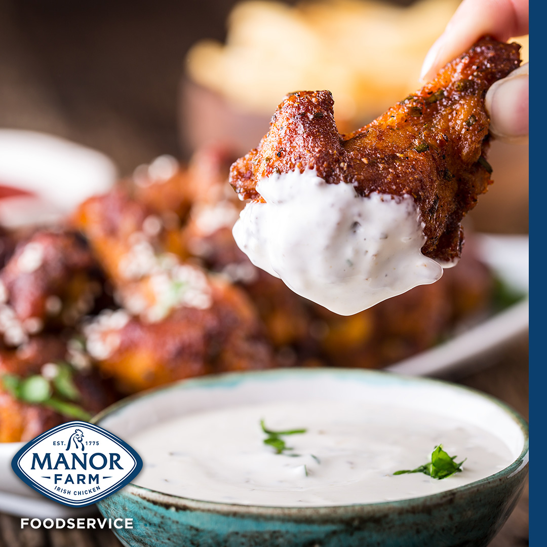 Nothing beats deliciously classic chicken wings! Why not add them to your menu? 

#Chickenwings #ManorFarmFS #ManorFarm #FS #Brochure #Products #IrishChicken