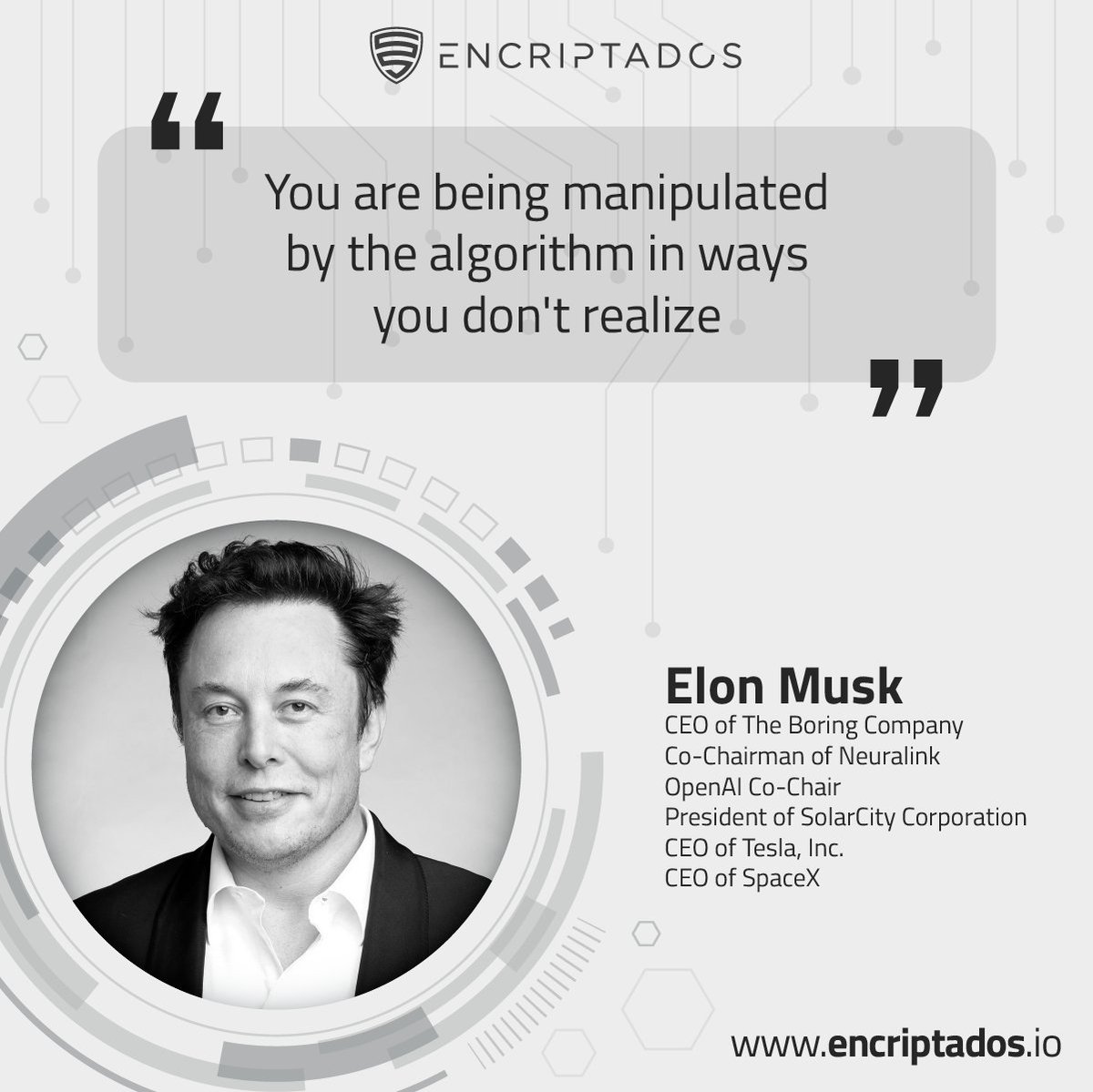 encriptados_io's tweet photo. #ElonMusk, the businessman and billionaire CEO of #Tesla recently shared some statements and tips so that users of #Twitter, a social network that he recently acquired
#Encrypted #cybersecurity #Encriptados #CellPhone #Hacking #Tech #encrypted #crypto #hack #elon #elonmusknews https://t.co/JZjRiARDSh