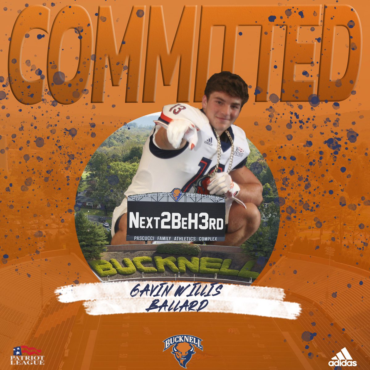 gavin_w13's tweet image. Super excited to announce my commitment to continue my academic and athletic career at Bucknell University!! Thank you to all the people who have helped me along the way, can’t wait for the next 4 years! @BallardFball @TeamCTSP @Coach_Bowers @CoachBracken @DaveCecchini