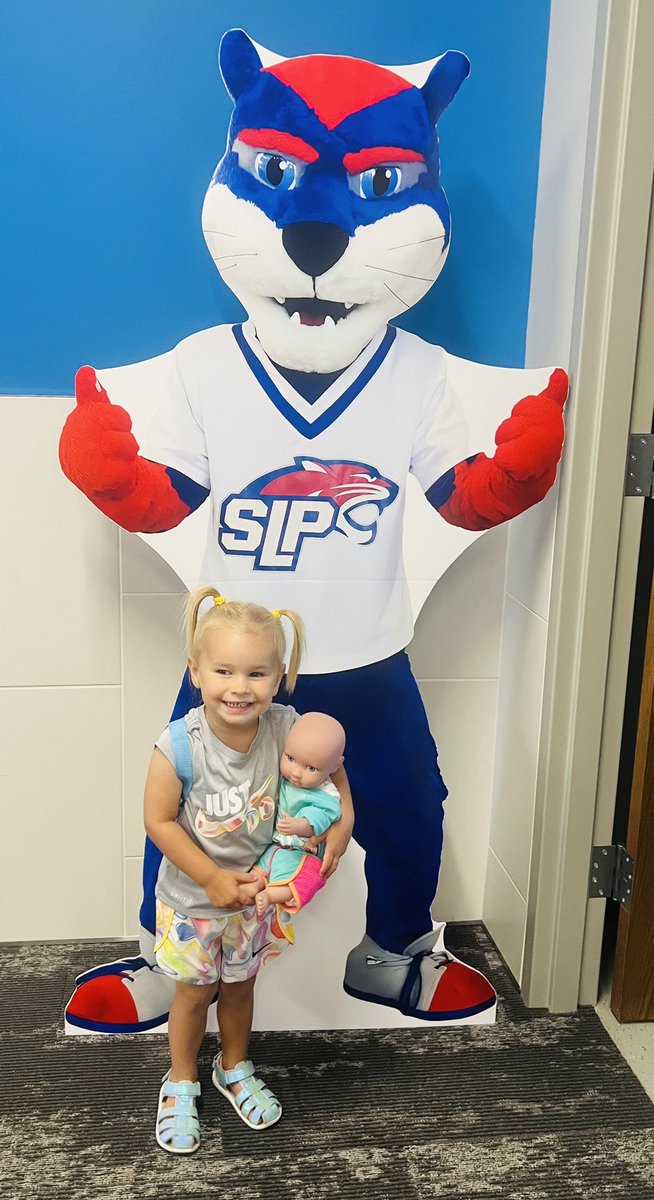 Littlest Panther just finished her first summer preschool 😁 Thank you <a href="/SLP_Schools/">Spring Lake Park Schools</a> for this summer opportunity for SLP staff! ❤️💙#slppantherproud