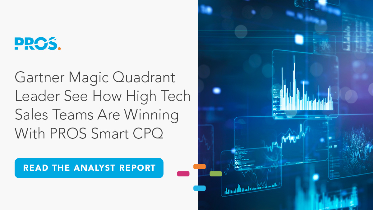 PROS_Inc's tweet image. How are high tech sales teams winning with PROS #SmartCPQ?

One selling platform that delivers it all - daily pricing moves for spot and contracted quotes, harmonized online and agreement pricing and improved negotiating power!

See for yourself 👉 bit.ly/3vvHUvp