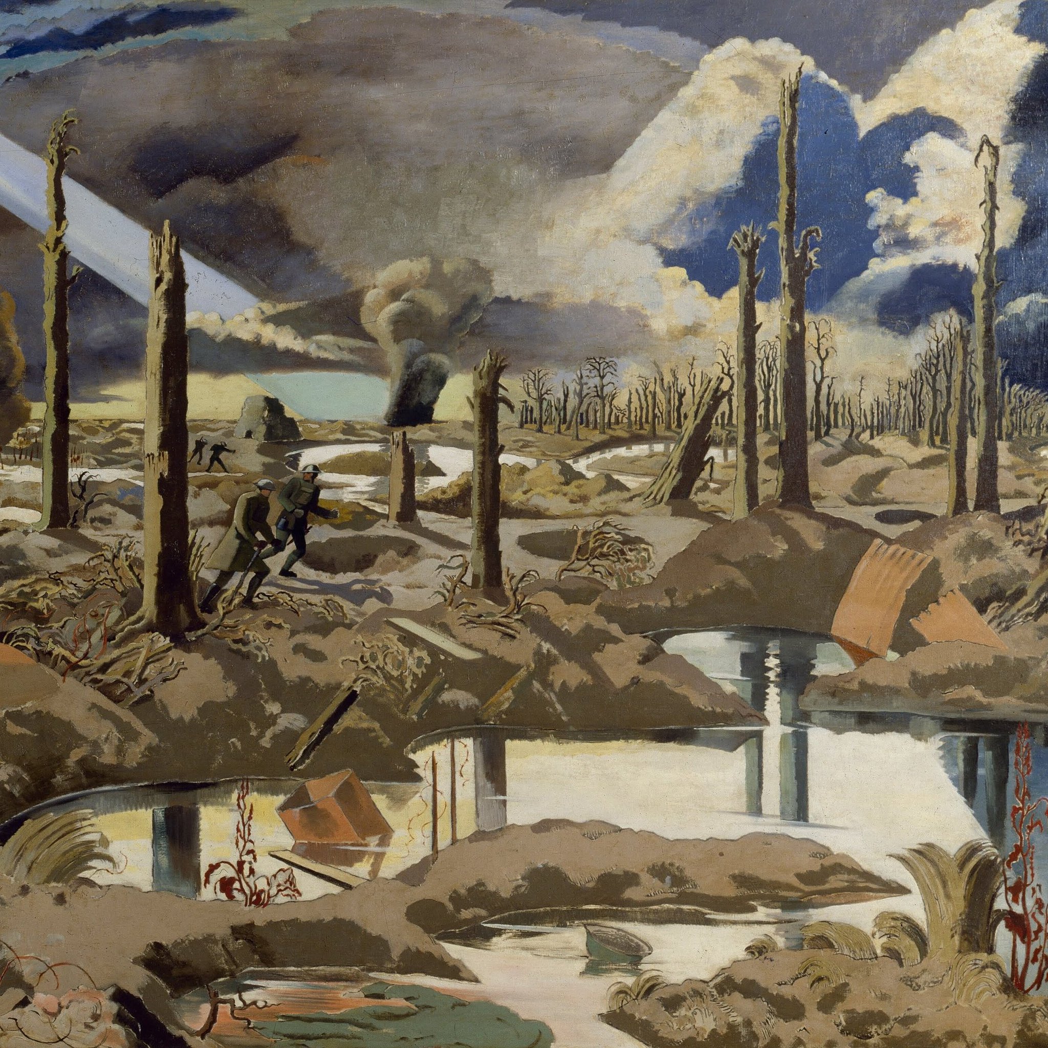 Paul Nash is one of the greatest artists you've never heard of.

His depictions of the First World War are terrifying, engrossing, and unforgettable: https://t.co/LIhBT0DDOe