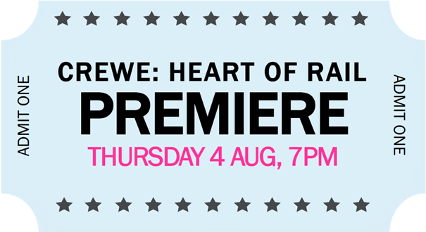 CheshireEast's tweet photo. You’re invited! Join us in an hour at 7pm for the online premiere of our documentary #HeartOfRail. Created to support our bid to become the home of #GreatBritishRailways, it tells the story of #Crewe’s rail past, present + future #DestinationGBR https://t.co/cKErmVyNVx https://t.co/qWA0cGKH5G