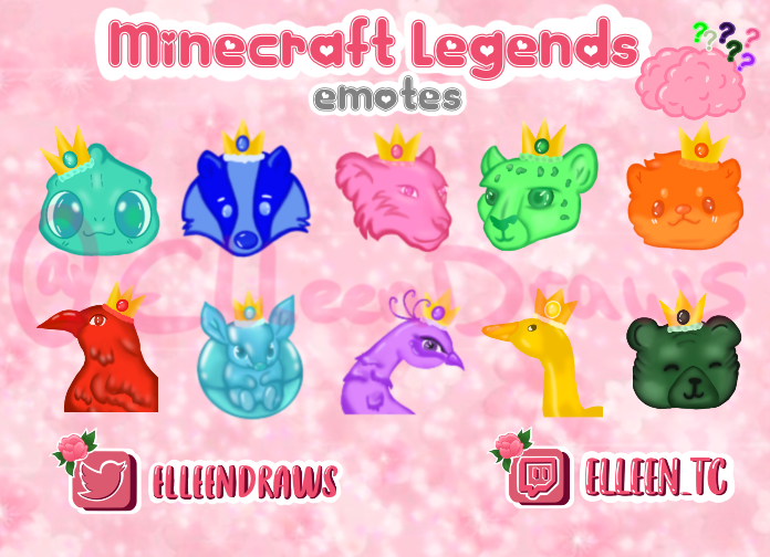 ElleenDraws's tweet photo. (I also made the emotes with a crown so they could use it when they would show the winners on twitter but it didn't get used :') ) https://t.co/qPWHXPvvkw