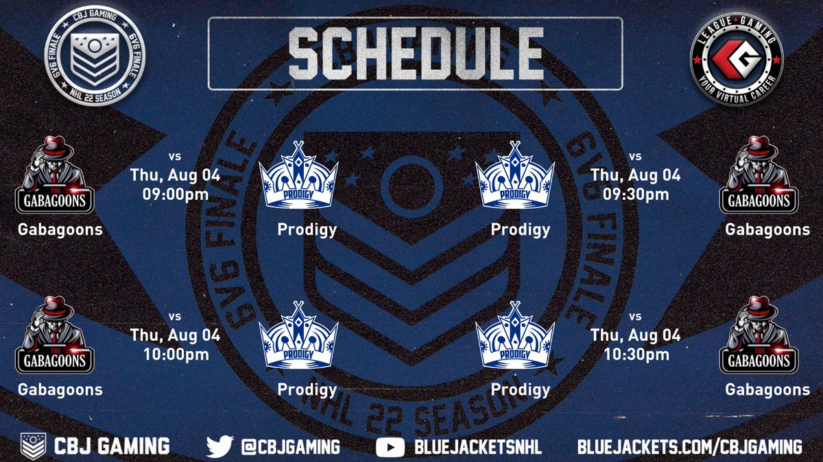 Prodigy (@prodigynhl) on Twitter photo Back to Back <a href="/CBJgaming/">CBJ Gaming</a> 6v6 Finale Playoff Gamedays?! ๐ฎ
Catch all the action tonight.
Round 2:
โฐ 9pm EST
๐ Gabagoons (Best of 5)
๐บ twitch.tv/polgz Back to Back <a href="/CBJgaming/">CBJ Gaming</a> 6v6 Finale Playoff Gamedays?! ๐ฎ
Catch all the action tonight.
Round 2:
โฐ 9pm EST
๐ Gabagoons (Best of 5)
๐บ twitch.tv/polgz