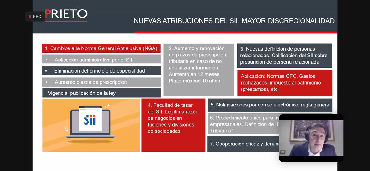 Más de 100 personas se conectaron a la charla sobre la Reforma Tributaria que dio nuestro socio Mario Gorziglia, en el ESE Business School de la Universidad de los Andes.