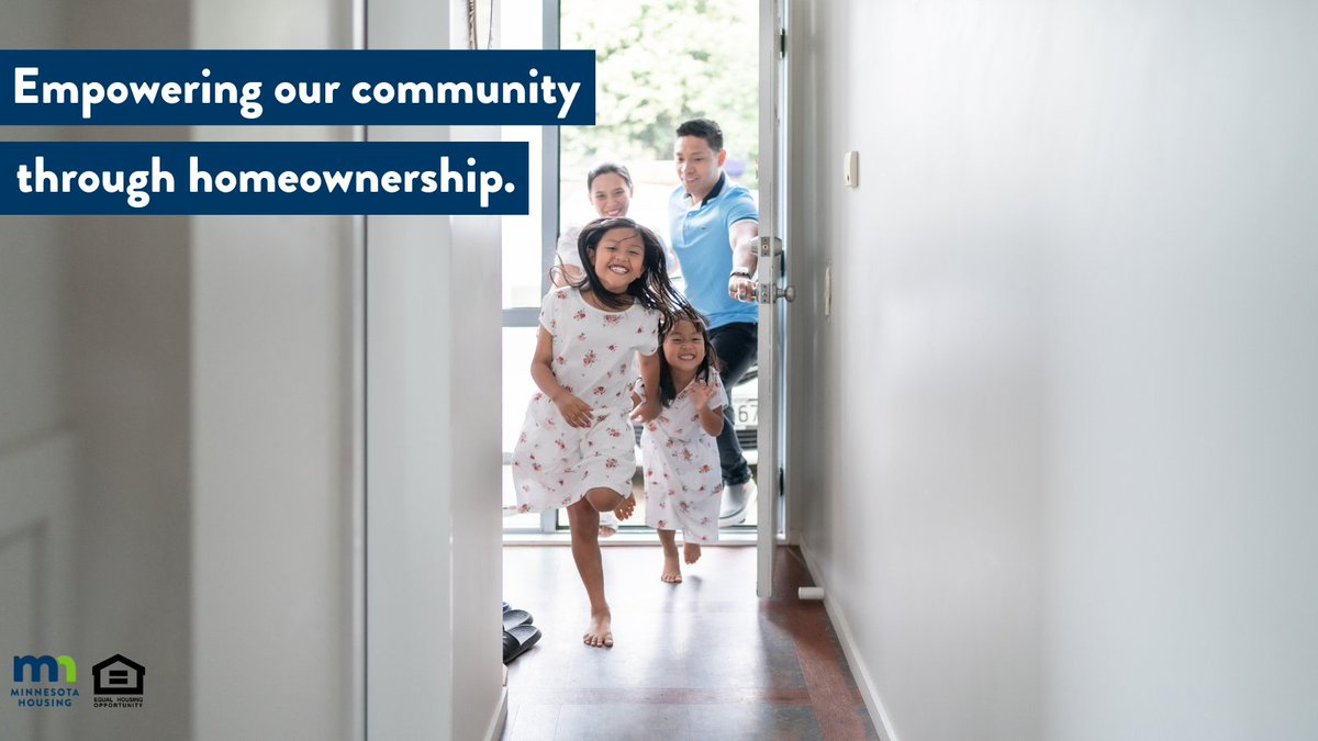 mnhousing's tweet photo. Do you know someone planning to buy a home but worried about downpayment? Minnesota Housing has first mortgage loan programs with downpayment and closing cost loans up to $17,000 for first-time homebuyers. Learn more: https://t.co/UK4tGfFmR1 https://t.co/ye7KBCkmJv