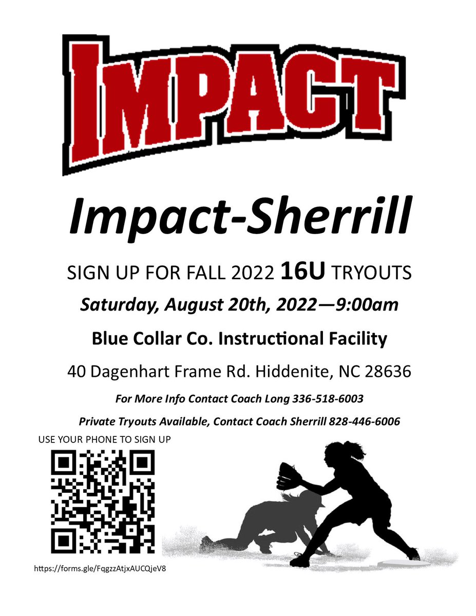 Sign up for 16U tryouts today! forms.gle/FqgzzAtjxAUCQj…