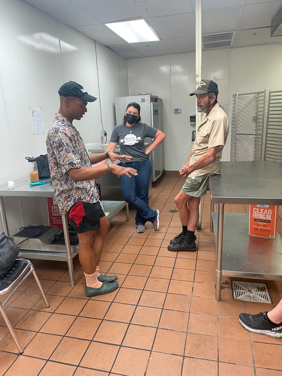 Meet elderberry farmer Tom Aldiere. He stopped by our office because he has a bumper crop of elderberries and heard we had a kitchen he could use. Within hours, he met with our kitchen manager Jamie to learn about freezing and packaging his berries.