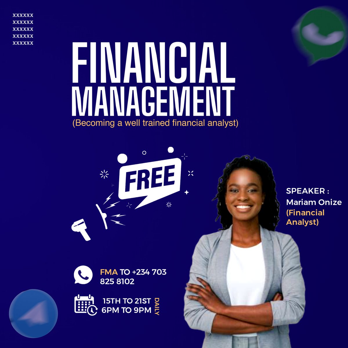 EaglezEmpire007's tweet image. I don come again ooo🔥🔥... This time with an amazing free offer for you💪💯

#Day19
#21DaysFlyerDesignChallenge
#WhatsappDesign
#SmartphoneFlyerDesign
#DesignAdventure