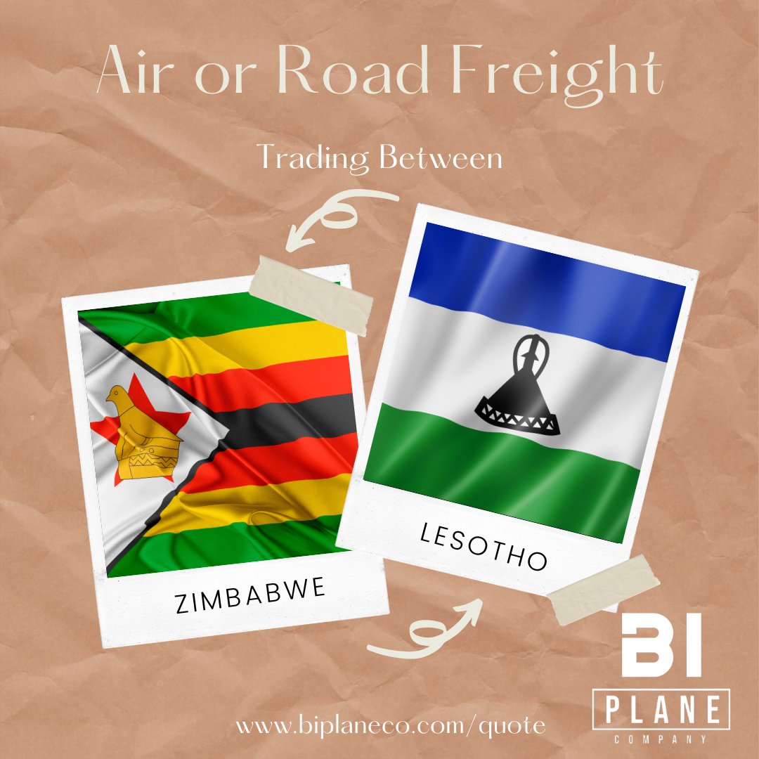 bi_plane_co's tweet photo. Zimbabwe To Lesotho
Lesotho To Zimbabwe
Air or Road Freight
https://t.co/SYBT68tJLD

#SouthernAfricaRoute
#Logistics
#Courier
#InterContental https://t.co/nv1YfatwBu