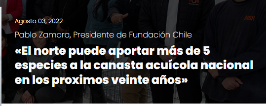 fundacionchile's tweet photo. Desde el Centro Acuícola Tongoy, en la región de #Coquimbo, el Pdte. de @fundacionchile, Pablo Zamora, destacó los programas de diversificación que se desarrollan en la macrozona norte, como es el caso del #ProgramaCorvina 🐟

👉https://t.co/4YIErrEZ8d https://t.co/LLxifgynVJ