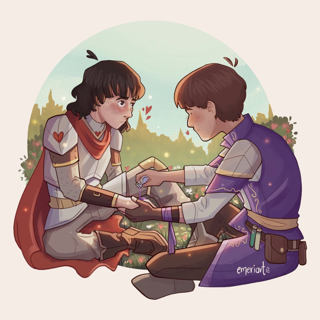 Byler in medieval au, that's it. ❤️⚔️

#strangerthings #strangerthingsseason4 #byler #willbyers